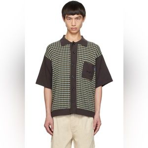 NWT AWAKE NY Brown Buttoned Shirt